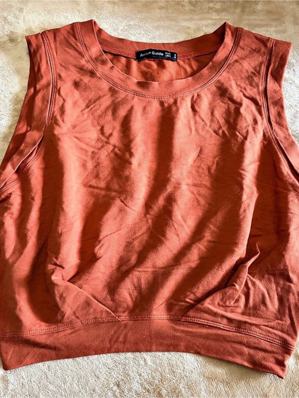 Arrive Guide Sleeveless Tank Top in Pink and orange Size Small Like New